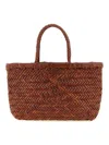 Dragon Diffusion Flat Gora' Mini Handbag In Brown
