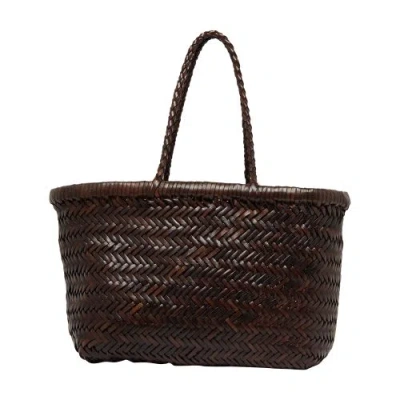 Dragon Diffusion Gora Mini Flat Bag In Dark_brown