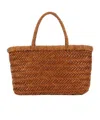 Dragon Diffusion Flat Gora Mini Tote Bag In Brown
