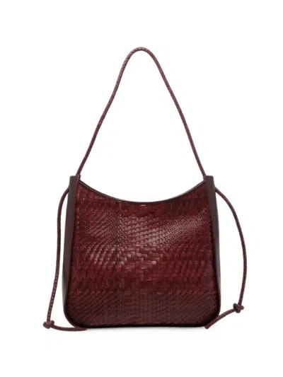 Dragon Diffusion Glendhu Woven Shoulder Bag In Purple