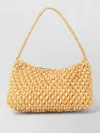Dragon Diffusion Gold Leather Shoulder Bag In White