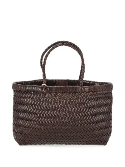 Dragon Diffusion Gora Fabric Tote Bag In Brown