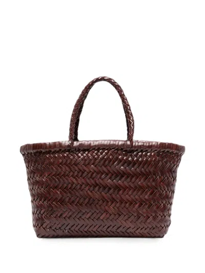 Dragon Diffusion Gora Fabric Tote Bag In Burgundy