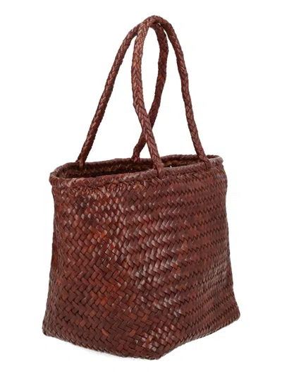 Dragon Diffusion Grace Basket Shoulder Bag In Brown