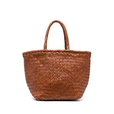 Dragon Diffusion Grace Basket Small Tote Bag In Brown