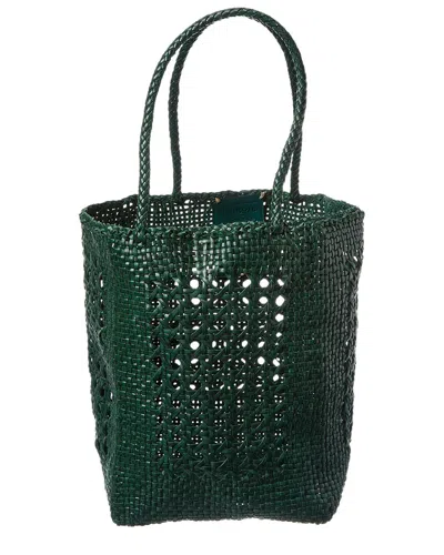 Dragon Diffusion Grace Cannage Woven Leather Tote