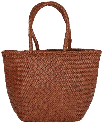 Dragon Diffusion Grace Small Leather Shoulder Bag In Brown