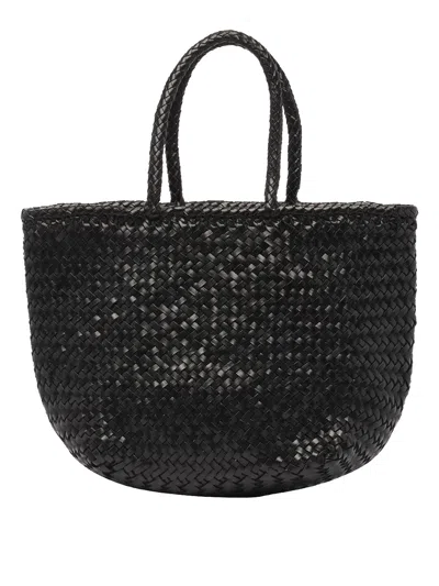 Dragon Diffusion Grace Small Basket Bag In Black