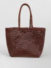 Dragon Diffusion Grace Small Diagonal Basket Beach Bag In Black