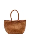 Dragon Diffusion Grace Small Leather Basket In Tan