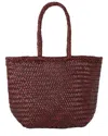 Dragon Diffusion Grace Small Leather Tote In Brown