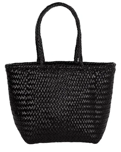 Dragon Diffusion Grace Small Leather Tote In Black
