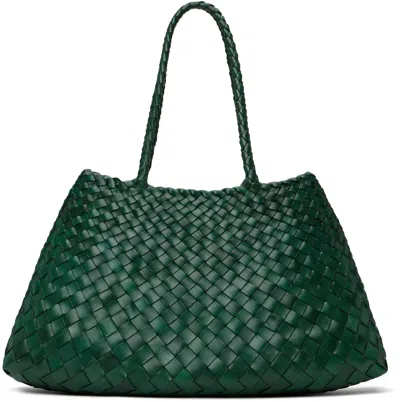 Dragon Diffusion Green Santa Croce Big Tote In Forest