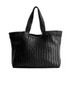 Dragon Diffusion Hand-knitted Handbag In Black