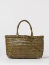 Dragon Diffusion Flat Gora Mini Tote Woven Rectangular In Green