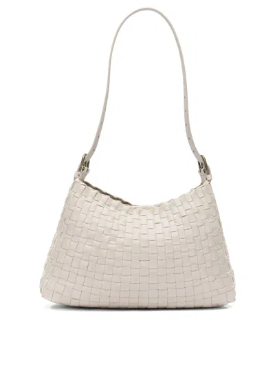 Dragon Diffusion Hobo Salvage Shoulder Bags Beige In White