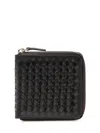 Dragon Diffusion Interlaced Mini Wallet In Black
