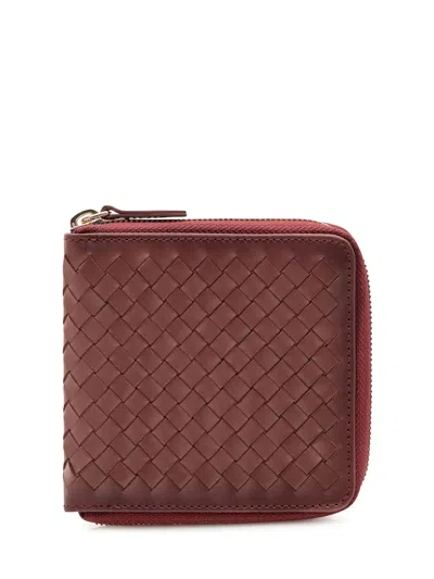 Dragon Diffusion Interlaced Mini Wallet In Bordo