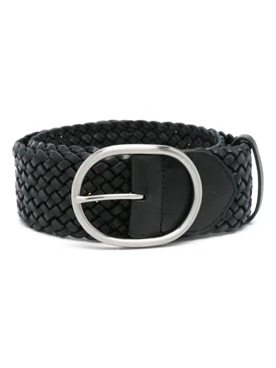 Dragon Diffusion Interwoven Belt In Black