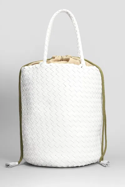 Dragon Diffusion Jack Bucket Hand Bag In White
