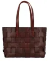 Dragon Diffusion Japan Leather Tote In Brown