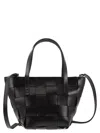Dragon Diffusion Japan Mini Shoulder Bag In Black Leather In Black