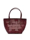 Dragon Diffusion Japan Mini 3.5mm Mini Basket 27.5x17x14 Cm Handbags Bordeaux