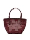 Dragon Diffusion Japan Mini 3.5mm Mini Basket 27.5x17x14 Cm Handbags Bordeaux In Red