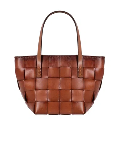 Dragon Diffusion Japan Mini Tote Bag In Brown