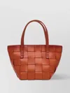 Dragon Diffusion "japan Mini" Woven Handbag With Detachable Strap
