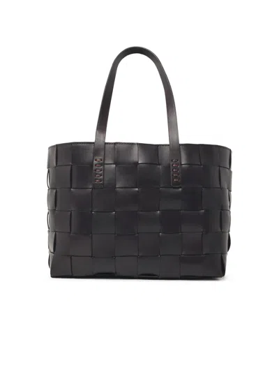 Dragon Diffusion 'japan Tote' Dark Brown Leather Bag