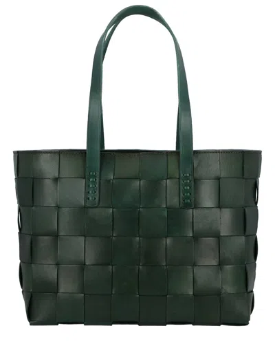 Dragon Diffusion Japan Tote Leather Tote In Green