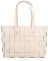 Dragon Diffusion Japan Tote Bag Sand Cow Leather In White