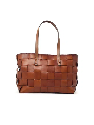 Dragon Diffusion 'japan Tote' Light Brown Leather Bag