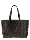 Dragon Diffusion Triple Jump Woven Leather Tote Bag In Brown