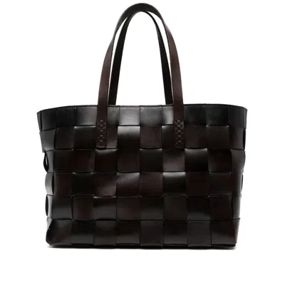 Dragon Diffusion Japan Tote W/ Flat Handles In Brown