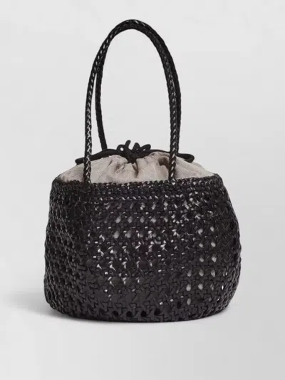 Dragon Diffusion Juventus Woven Crossbody Bag Dual Handles