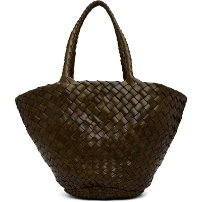 Dragon Diffusion Khaki Egola Tote In Brown