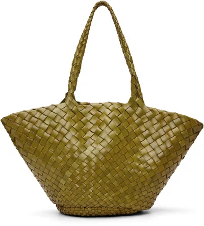 Dragon Diffusion Khaki Egola Tote In Green