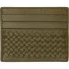 Dragon Diffusion Khaki Interlaced Card Holder In Khaki