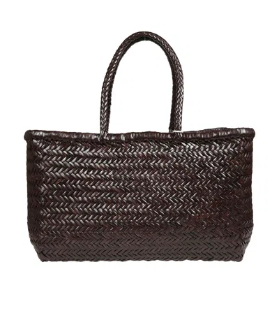 Dragon Diffusion Bamboo Triple Jump Big 3x Jump Design Basket 46x22x15 Cm In Brown