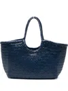 Dragon Diffusion Large Nantucket Basket Tote Bag In Blue
