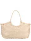 Dragon Diffusion Large Nantucket Leather Shoulder Bag In Neutral