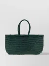Dragon Diffusion Women Bamboo Triple Jump Big 3x Jump Design Basket 46x22x15 Cm In Metallic