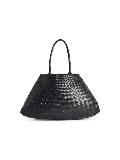 Dragon Diffusion Large 'santa Croce' Black Leather Bag