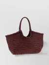 Dragon Diffusion Large Shoulder Bag With Dual Handles And Woven Design