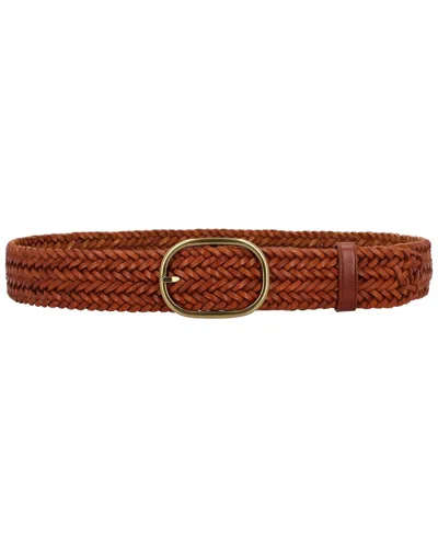 Dragon Diffusion Leather Belt In Red