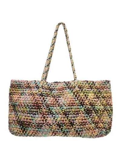 Pre-owned Dragon Diffusion Leather Evening Bag In Multi