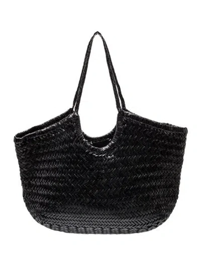 Pre-owned Dragon Diffusion Leather Hobo In Black