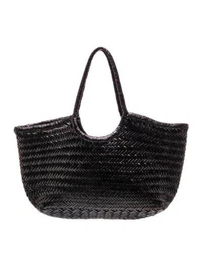Pre-owned Dragon Diffusion Leather Hobo In Black